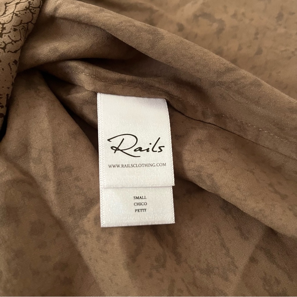 Rails Noemi Top in Brown Snakeskin - Picture 11 of 13